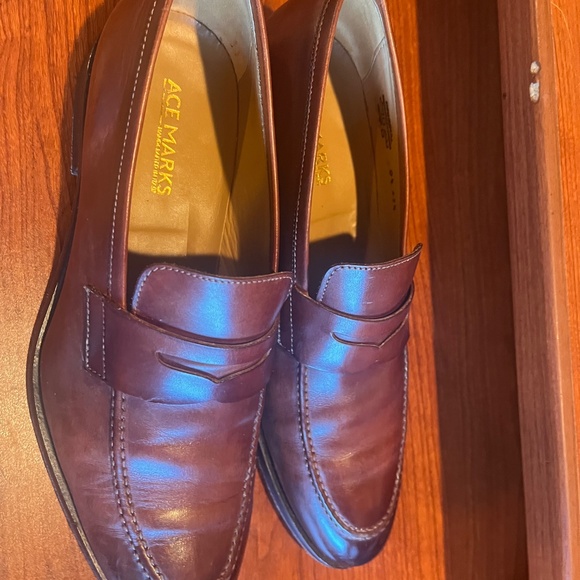 Brown penny loafers size 9 1/2 D - Picture 5 of 10